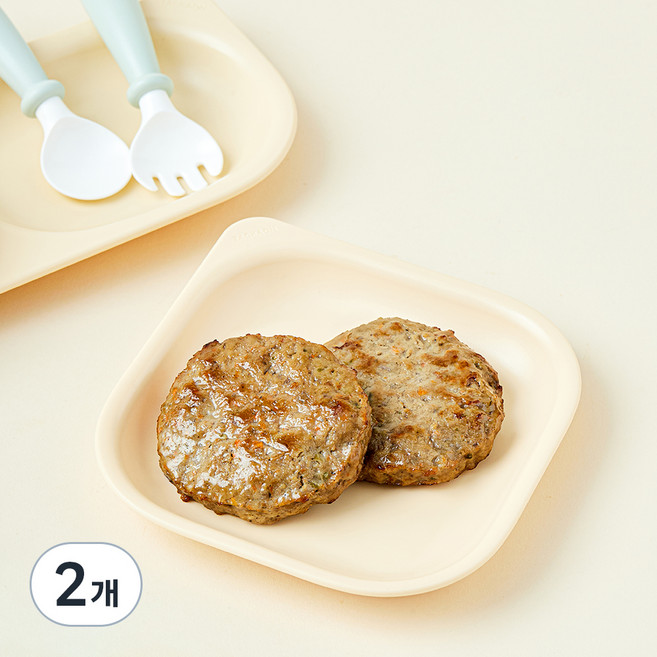 킨더가든 채소품은 떡갈비, 110g, 2개