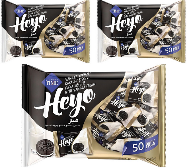 CIZMECITIME 헤요 과자, 500g, 3개