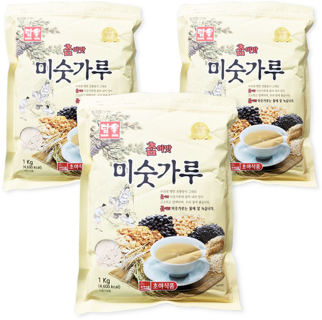 초야식품 참이맛 미숫가루, 3개, 1kg