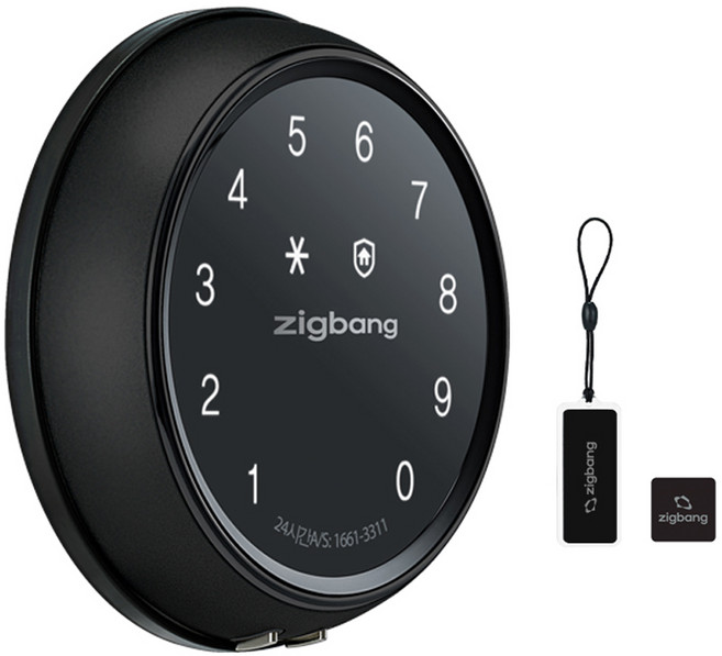 직방 원형 스마트 디지털 도어락, SHP-A20