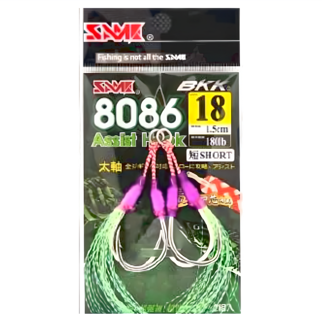 SAME 莎美 8060-2X-CP#16 SSH-081AP 釣魚專用鉤 高強度耐用 快速刺魚, 1入