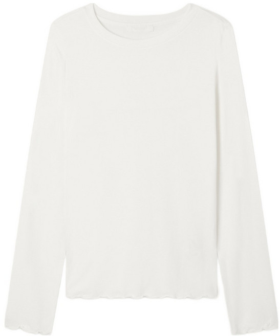 로엠 여성용 올데이 물결넥 티셔츠