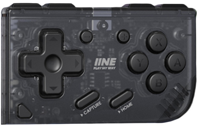 IINE 良值 迷你復古手把, L1042, 透黑色, 1個