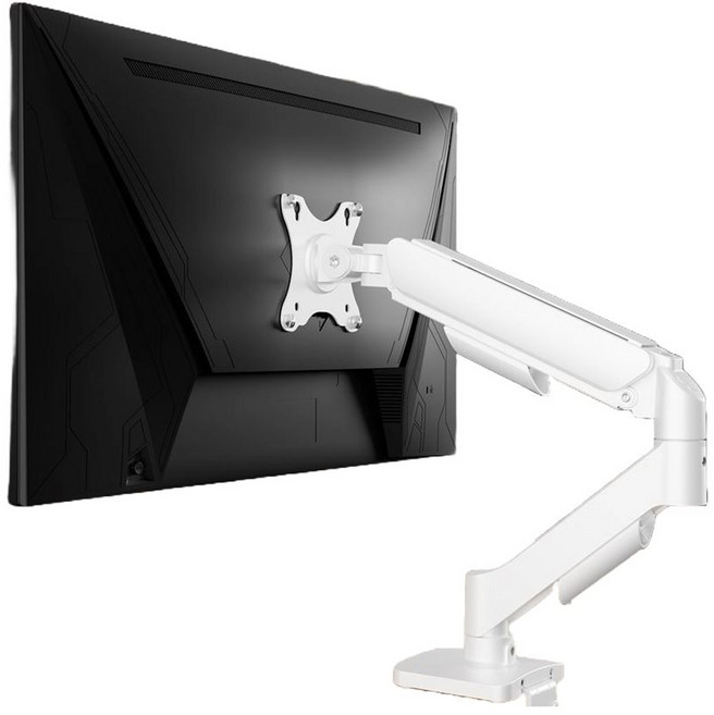 카멜마운트 싱글 거치대 모니터암 CA1N, 화이트, 1개