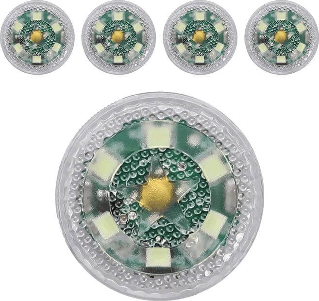 機車車廂燈 2.6 x 2.6cm 8g 5個, 1組, 通用