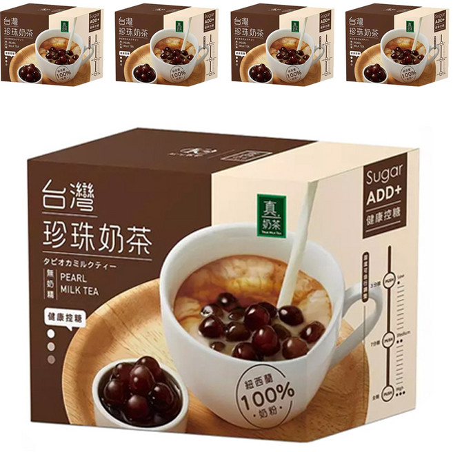 歐可茶葉 台灣珍珠奶茶, 78g, 5包, 5盒
