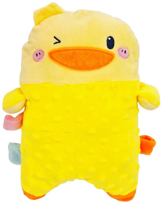PiYOPiYO 黃色小鴨 魔法逗趣小鴨抱睡安撫枕, 黃色, 1個