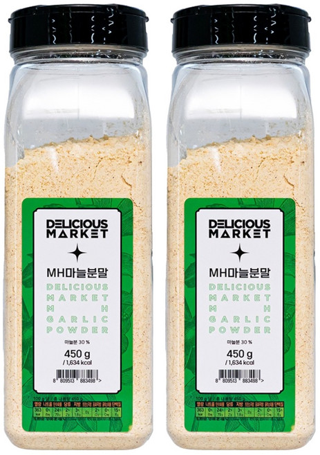 딜리셔스마켓 MH 마늘분말, 450g, 2개