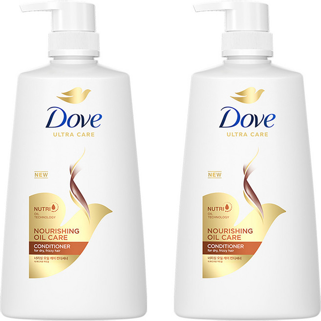 도브 너리싱 오일 케어 컨디셔너, 2개, 660ml