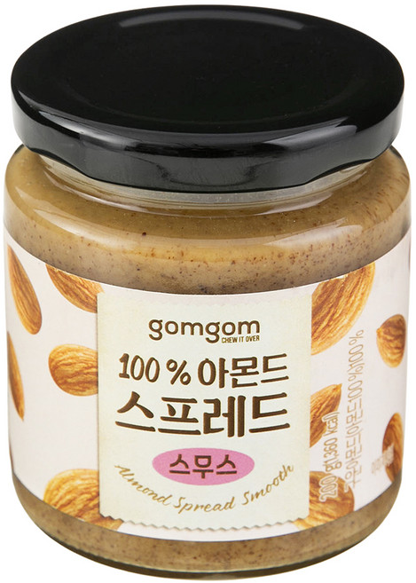 곰곰 100% 아몬드 스프레드 스무스, 200g, 1개
