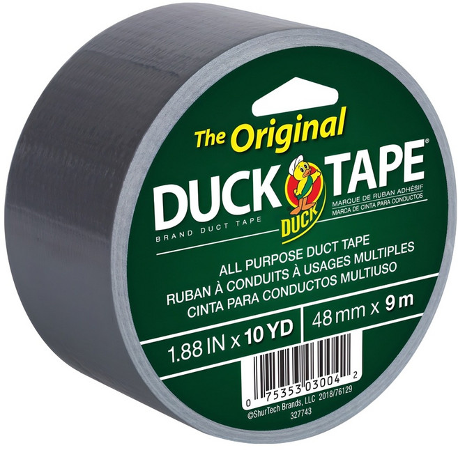 DUCK TAPE 灰色布膠帶 4.8cm x 9m, 1個
