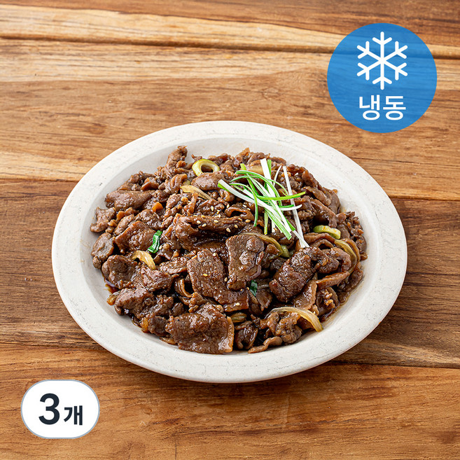 달콤한 오리 불고기 숯불갈비맛 (냉동), 400g, 3개