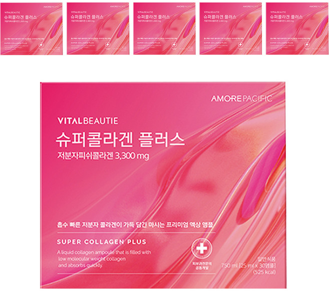 바이탈뷰티 슈퍼콜라겐 플러스 30p, 750ml, 6개
