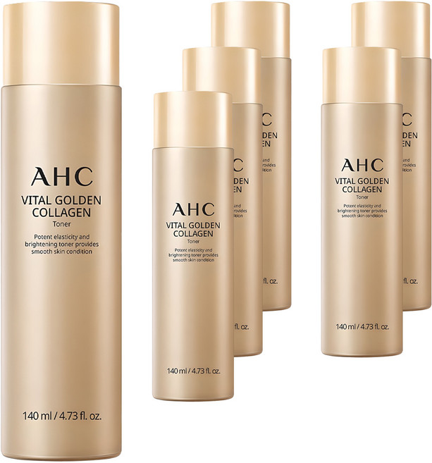 AHC 活力黃金膠原蛋白化妝水, 140ml, 6瓶