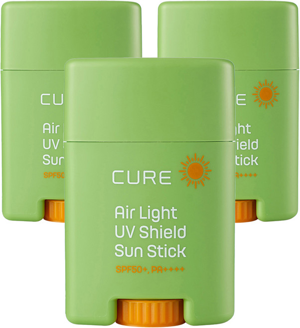 KIMJEONGMOON-ALOE 蘆薈清透防曬棒 SPF50+ PA++++, 20g, 3支