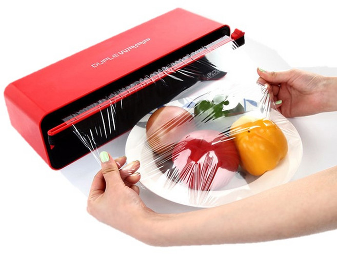 듀플랩 주방랩 커터기 1단, 레드, 1개