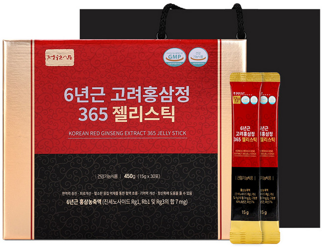 정원삼 6년근 고려홍삼정365 젤리스틱 30p, 450g, 1개