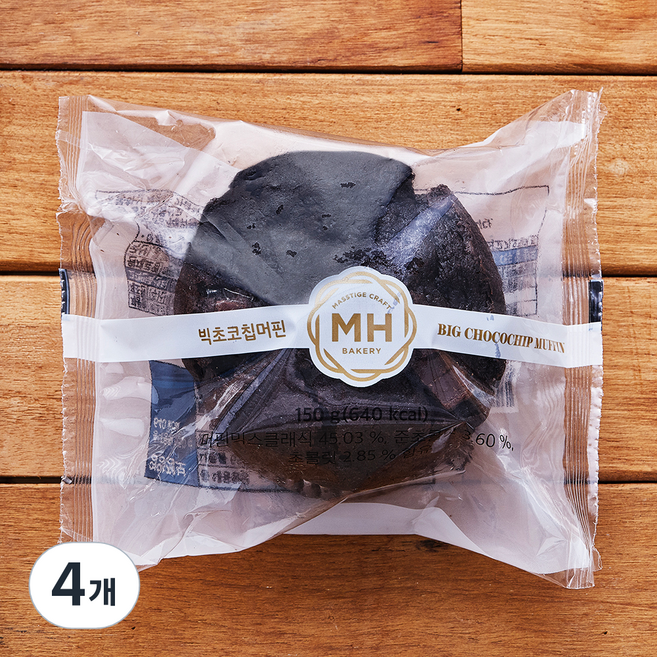 빅초코칩머핀, 150g, 1개입, 4개
