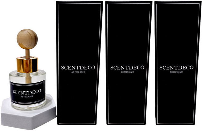 센트데코 방향제, 3개, 라즈베리 바닐라