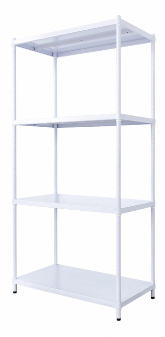 dayneeds 日需百備 極致工藝 烤漆層架, 白色, 4層