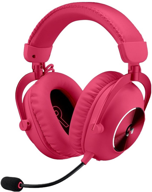 logitech G 羅技G Pro X 職業級無線電競耳麥 第二代, 桃紅色, G Pro X