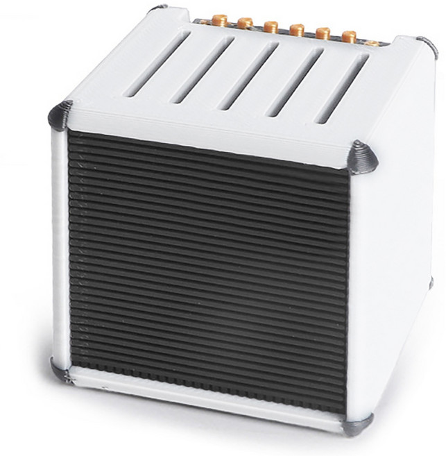 앰프디자인 기타 우쿨렐레 피크 수납함 화이트, 1개