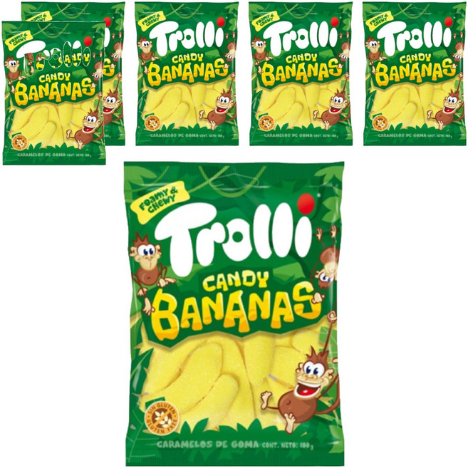 Trolli 香蕉造型軟糖, 100g, 6包