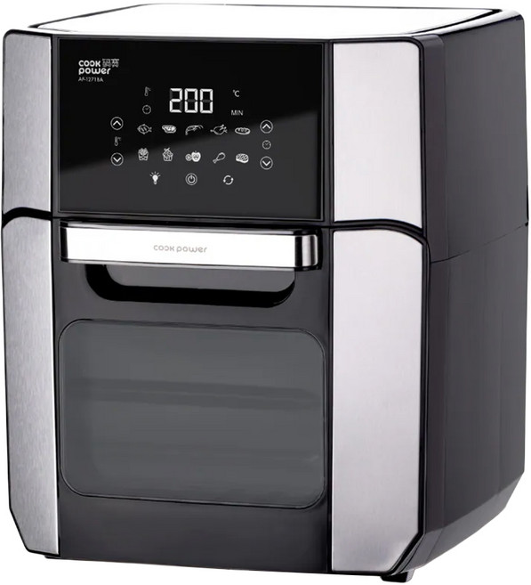 鍋寶 數位觸控式氣炸烤箱 12L, AF-1271BA, 黑色, 1個