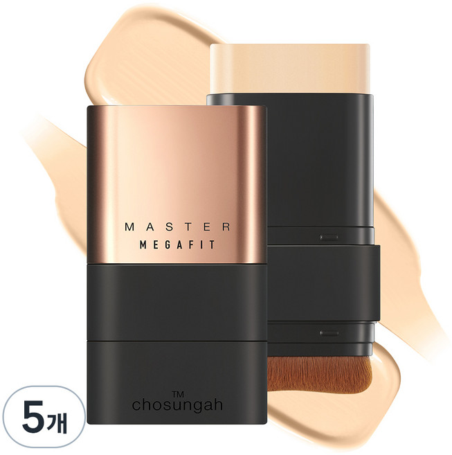 조성아TM 메가 핏 스틱 파운데이션 마스터 SPF50+ PA++++ 16g, 5개, 01N BEIGE