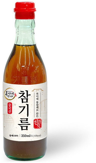 복이네먹거리 통깨로 만든 진한맛 참기름, 1개, 350ml