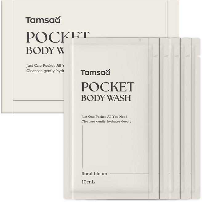 탐사 포켓 여행용 바디워시, 10ml, 50개