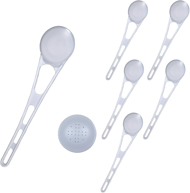 셀리백 등에 로션&액체 바르기 셀프 도구, 6세트