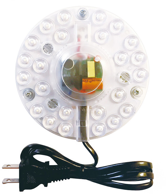 明沛 LED聲光控圓盤感應燈 12W MP7658 123 x 32mm, 白光(6000-6500K), 1個
