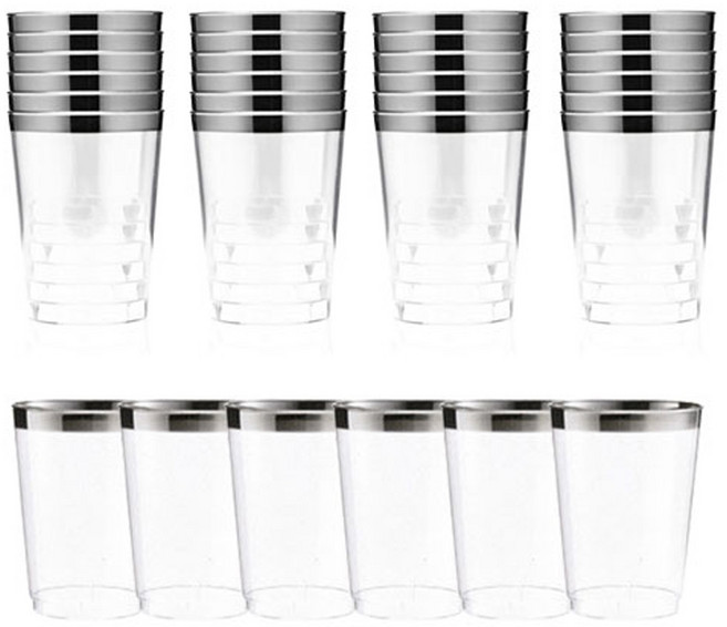 쓱싹 아리아 플라스틱 다회용 소주잔 60ml, 6개입, 30개