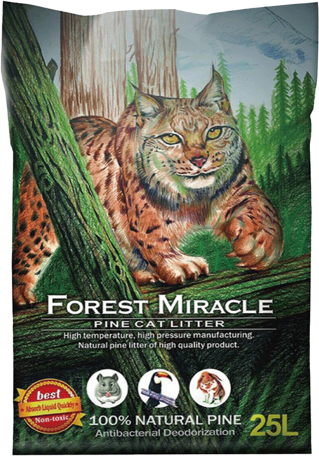 FOREST MIRACLE 森林奇跡 FM01 松木砂, 8L, 1袋, 松木