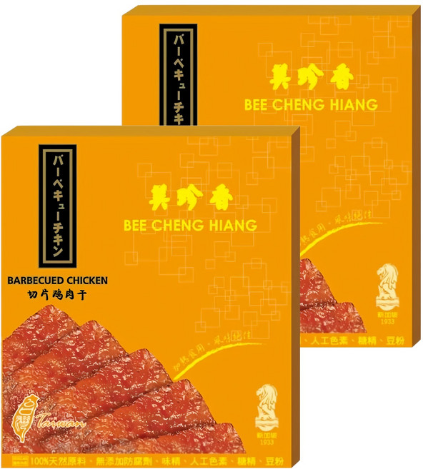 Bee Cheng Hiang 美珍香 真空切片雞肉乾, 200g, 2個