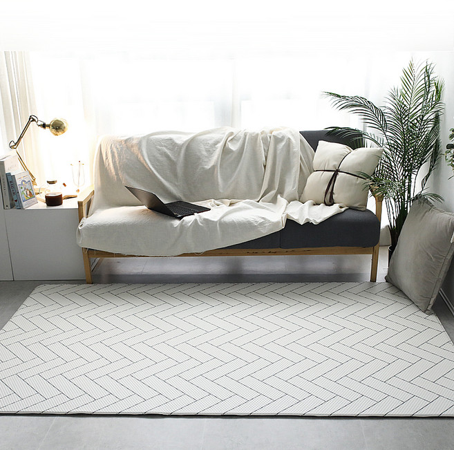 충무몰 양면 쿠션 코지 놀이방 매트 10T, 모던헤링본