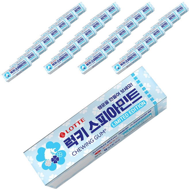 롯데웰푸드 스피아민트 껌, 26g, 36개