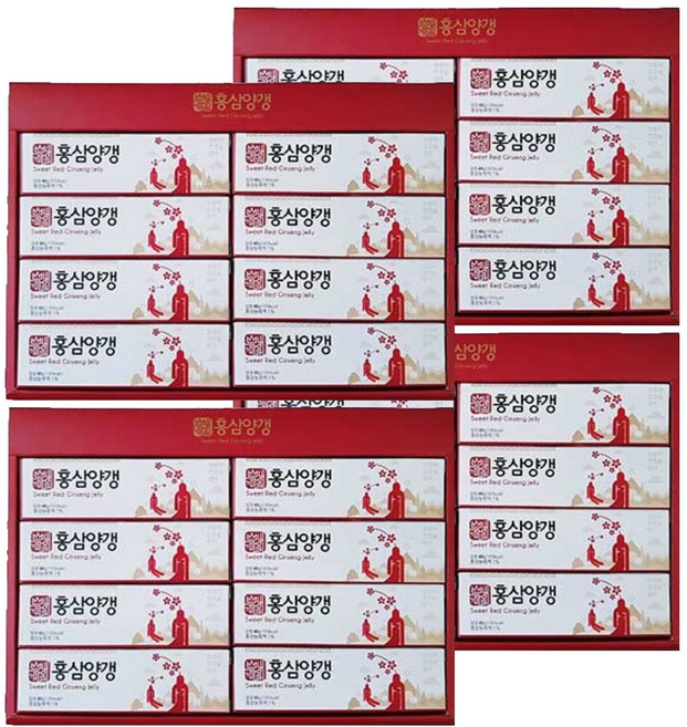 산내마을 홍삼양갱, 320g, 4개