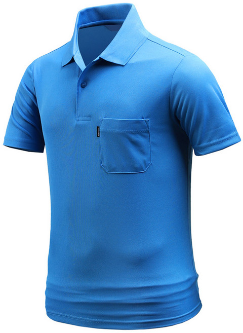 다꾸앙 남성용 냉감 통기성 운동 쏘울포켓 에어로쿨 반팔 카라티 D03K9_tp2695