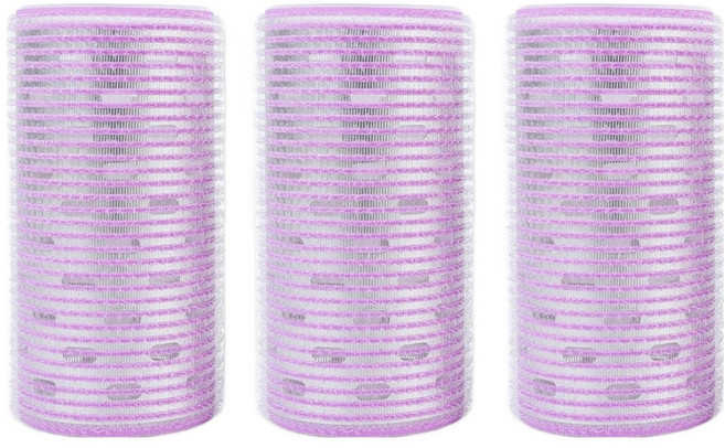 엘로브 열전도 앞머리 헤어구르프 헤어롤, 3개, 퍼플