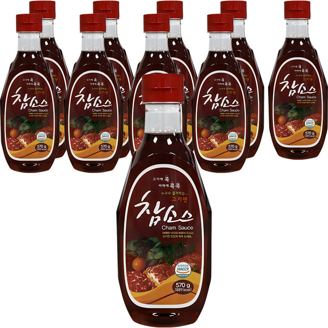 참 고기엔 참소스, 570g, 10개