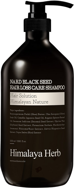 나드 블랙시드 탈모 샴푸, 1L, 1개