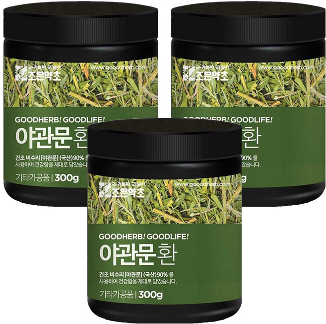 조은약초 프리미엄 야관문환, 300g, 3개