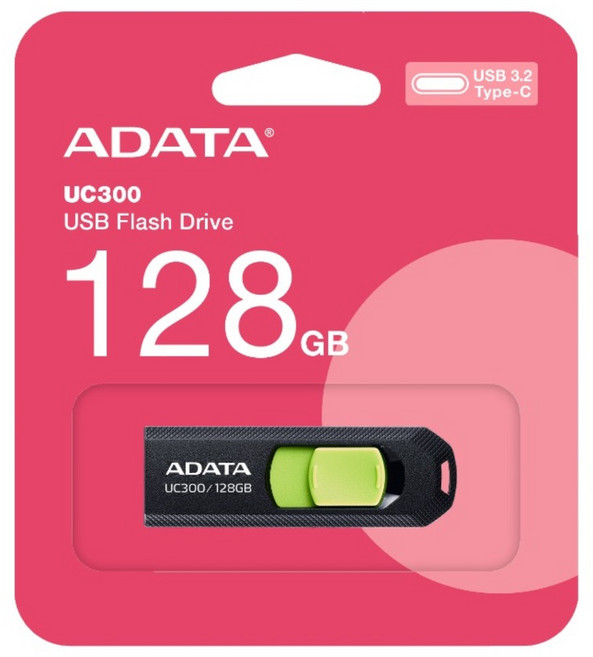 ADATA 威剛 TYPE-C隨身碟 UC300, 128GB, 1個