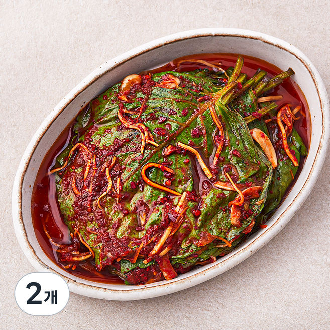 정미경키친 생깻잎무침, 150g, 2개