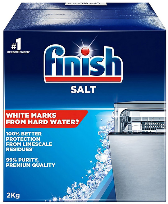 finish 軟化鹽 洗碗機專用 平輸品, 2kg, 1盒