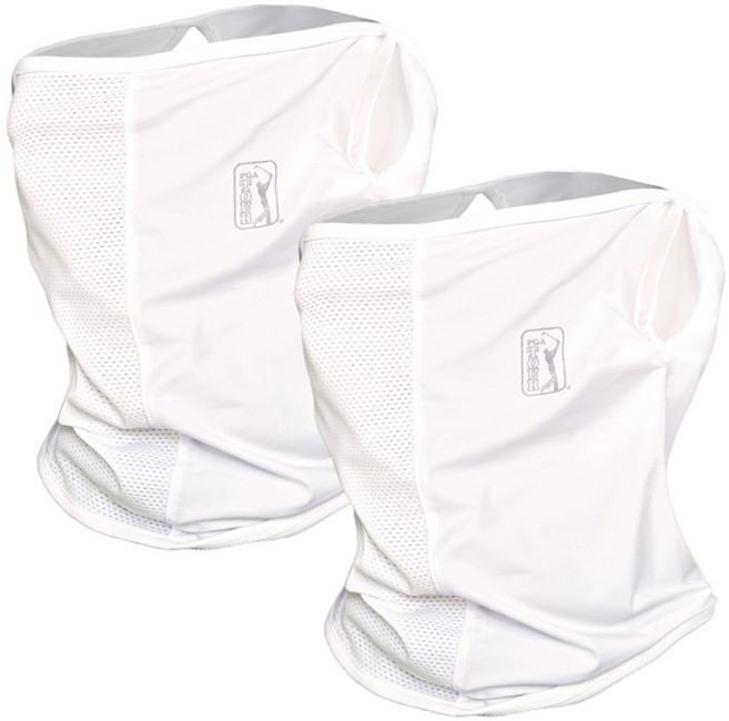 PGA투어 쿨링 마스크, 화이트, 2개