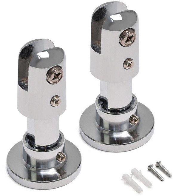 손잡이세상 샤워부스 조절발, 2개, 크롬광