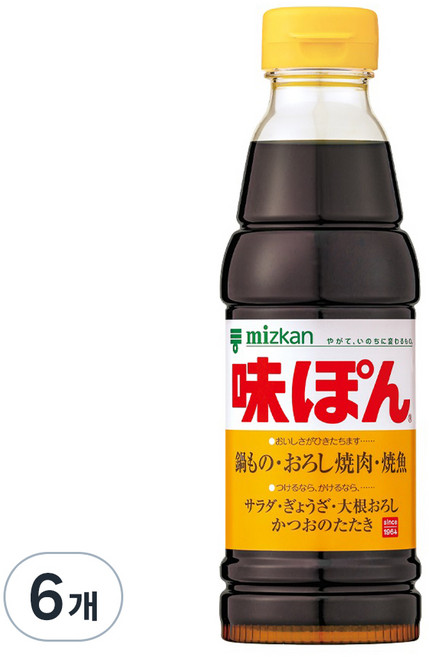 미즈칸 아지폰 폰즈, 360ml, 6개
